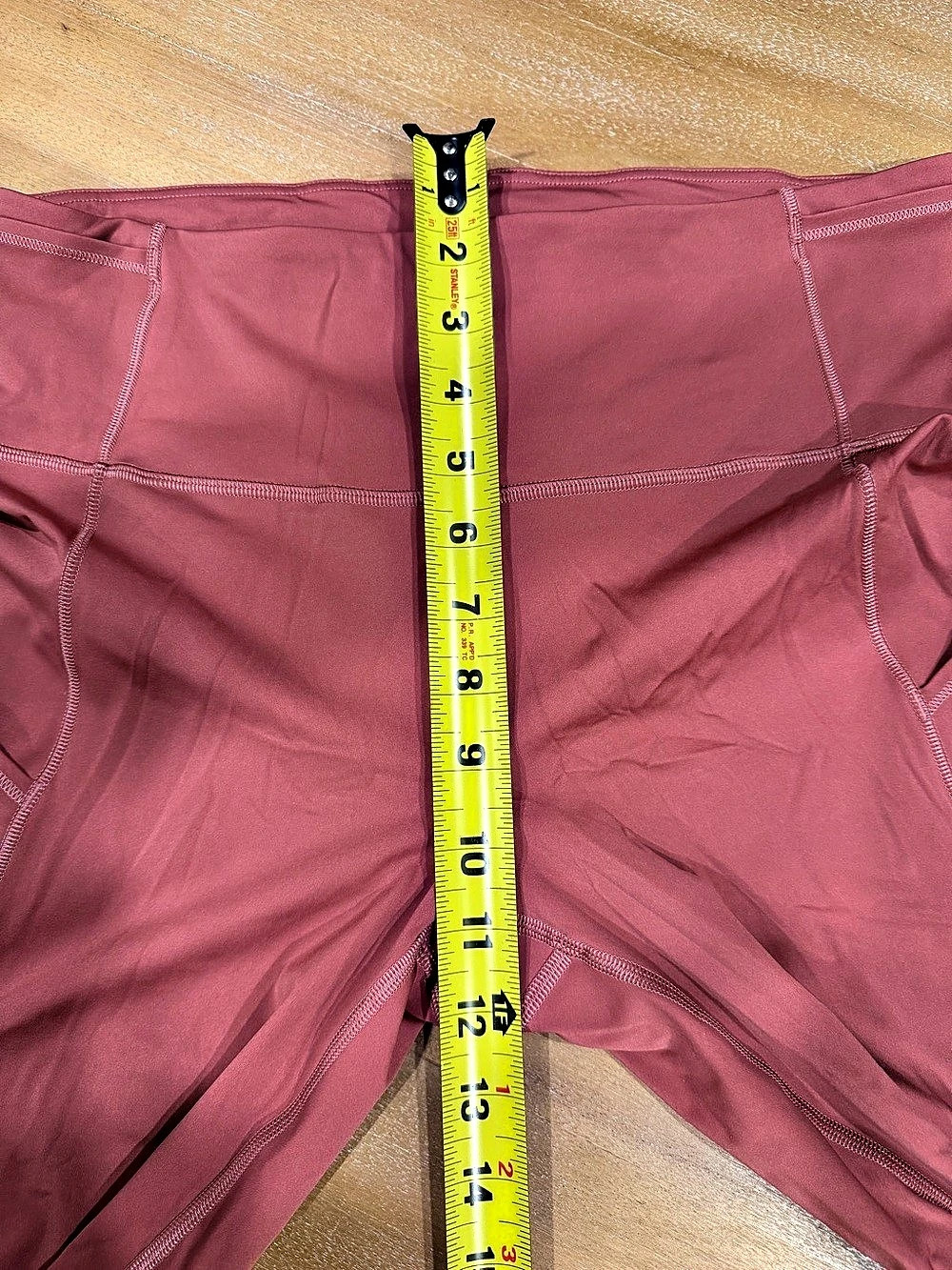 Lululemon Fast and Free High-Rise Short 10" Pink Bike Shorts - small